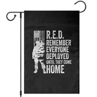 R.E.D Friday Garden Flag Remember Everyone Deployed American Flag Military Supportive - Wonder Print Shop