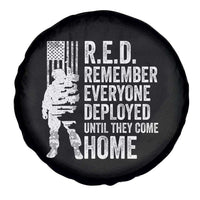 R.E.D Friday Spare Tire Cover Remember Everyone Deployed American Flag Military Supportive - Wonder Print Shop