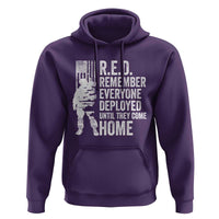 R.E.D Friday Hoodie Remember Everyone Deployed American Flag Military Supportive - Wonder Print Shop