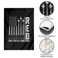 RED Friday Remember Everyone Deployed Garden Flag Military American Flag - Wonder Print Shop