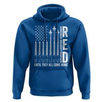 RED Friday Remember Everyone Deployed Hoodie Military American Flag - Wonder Print Shop