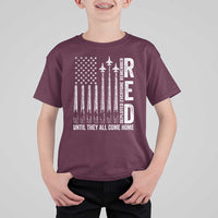 RED Friday Remember Everyone Deployed T Shirt For Kid Military American Flag - Wonder Print Shop