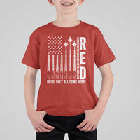 RED Friday Remember Everyone Deployed T Shirt For Kid Military American Flag - Wonder Print Shop