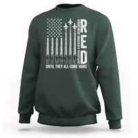 RED Friday Remember Everyone Deployed Sweatshirt Military American Flag - Wonder Print Shop
