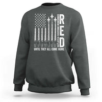 RED Friday Remember Everyone Deployed Sweatshirt Military American Flag - Wonder Print Shop