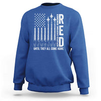 RED Friday Remember Everyone Deployed Sweatshirt Military American Flag - Wonder Print Shop