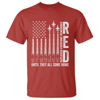 RED Friday Remember Everyone Deployed T Shirt Military American Flag - Wonder Print Shop