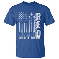 RED Friday Remember Everyone Deployed T Shirt Military American Flag - Wonder Print Shop