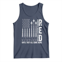 RED Friday Remember Everyone Deployed Tank Top Military American Flag - Wonder Print Shop