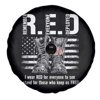 On Friday We Wear Red Military R.E.D Friday Spare Tire Cover American Flag - Wonder Print Shop