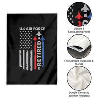 Veteran US Air Force Garden Flag Vintage USA Flag Veterans - Wonder Print Shop