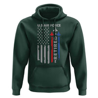 Veteran US Air Force Hoodie Vintage USA Flag Veterans - Wonder Print Shop