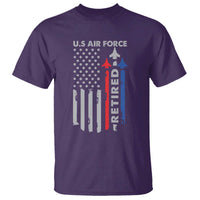 Veteran US Air Force T Shirt Vintage USA Flag Veterans - Wonder Print Shop