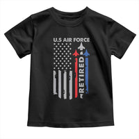 Veteran US Air Force Toddler T Shirt Vintage USA Flag Veterans - Wonder Print Shop
