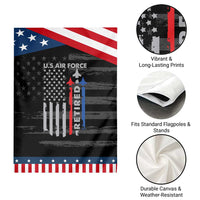 Veteran US Air Force Garden Flag Vintage USA Flag Veterans