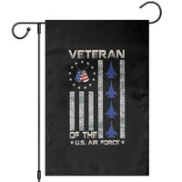 Veteran Of The US Air Force Garden Flag Vintage Camo USA Flag Veterans - Wonder Print Shop