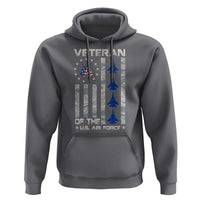 Veteran Of The US Air Force Hoodie Vintage Camo USA Flag Veterans - Wonder Print Shop