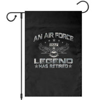 An Air Force Legend Has Retired Garden Flag Vintage Camo US Veteran - Wonder Print Shop