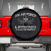 An Air Force Legend Has Retired Spare Tire Cover Vintage Camo US Veteran - Wonder Print Shop