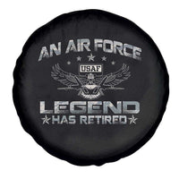 An Air Force Legend Has Retired Spare Tire Cover Vintage Camo US Veteran - Wonder Print Shop