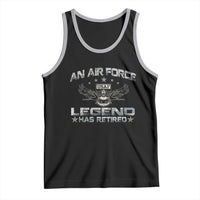 An Air Force Legend Has Retired Tank Top Vintage Camo US Veteran - Wonder Print Shop