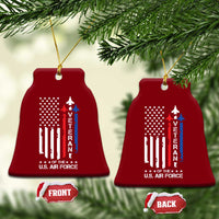 Air Force Veteran Ceramic Ornament Vintage US Flag - Wonder Print Shop