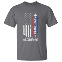 Air Force Veteran T Shirt Vintage US Flag - Wonder Print Shop