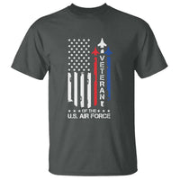 Air Force Veteran T Shirt Vintage US Flag - Wonder Print Shop