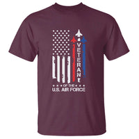 Air Force Veteran T Shirt Vintage US Flag - Wonder Print Shop