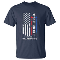 Air Force Veteran T Shirt Vintage US Flag - Wonder Print Shop