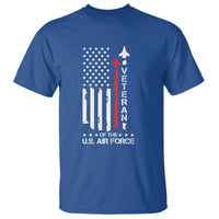 Air Force Veteran T Shirt Vintage US Flag - Wonder Print Shop