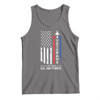 Air Force Veteran Tank Top Vintage US Flag - Wonder Print Shop