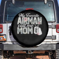 Proud Air Force Family Spare Tire Cover My Favorite Airman Calls Me Mom - Wonder Print Shop