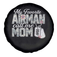Proud Air Force Family Spare Tire Cover My Favorite Airman Calls Me Mom - Wonder Print Shop