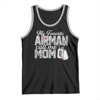 Proud Air Force Family Tank Top My Favorite Airman Calls Me Mom - Wonder Print Shop