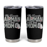 Proud Air Force Family Tumbler Cup My Favorite Airman Calls Me Mom - Wonder Print Shop