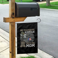 Proud Air Force Mom Garden Flag My Favorite Airman Military Family Camo US Flag - Wonder Print Shop