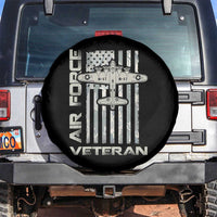 Air Force Veteran Spare Tire Cover Vintage Camo USA Flag Veterans - Wonder Print Shop