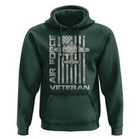 Air Force Veteran Hoodie Vintage Camo USA Flag Veterans - Wonder Print Shop