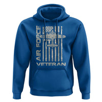 Air Force Veteran Hoodie Vintage Camo USA Flag Veterans - Wonder Print Shop