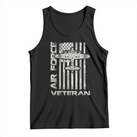 Air Force Veteran Tank Top Vintage Camo USA Flag Veterans - Wonder Print Shop