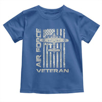 Air Force Veteran Toddler T Shirt Vintage Camo USA Flag Veterans - Wonder Print Shop