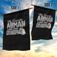 Proud Air Force Family Garden Flag My Favorite Airman Calls Me Grandpa - Wonder Print Shop