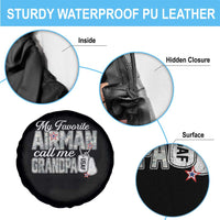 Proud Air Force Family Spare Tire Cover My Favorite Airman Calls Me Grandpa - Wonder Print Shop