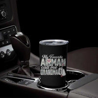 Proud Air Force Family Tumbler Cup My Favorite Airman Calls Me Grandma - Wonder Print Shop