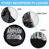 Proud Air Force Family Spare Tire Cover My Favorite Airman Calls Me Sister - Wonder Print Shop