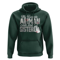 Proud Air Force Family Hoodie My Favorite Airman Calls Me Sister - Wonder Print Shop