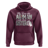 Proud Air Force Family Hoodie My Favorite Airman Calls Me Sister - Wonder Print Shop