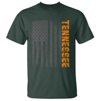 Vintage Tennessee T Shirt Retro Orange TN USA Flag Patriotic US State