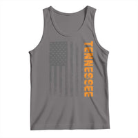 Vintage Tennessee Tank Top Retro Orange TN USA Flag Patriotic US State